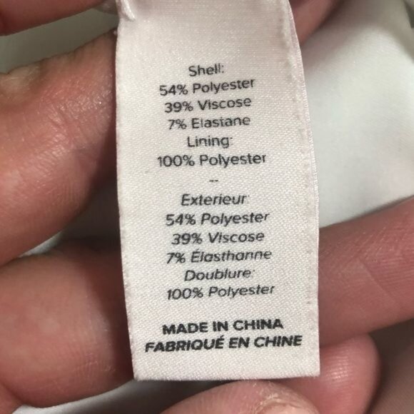 Cinq A Sept White Josie Asymmetrical Stitch Raw Seam Sleeveless Dress Size 4 - Picture 10 of 11